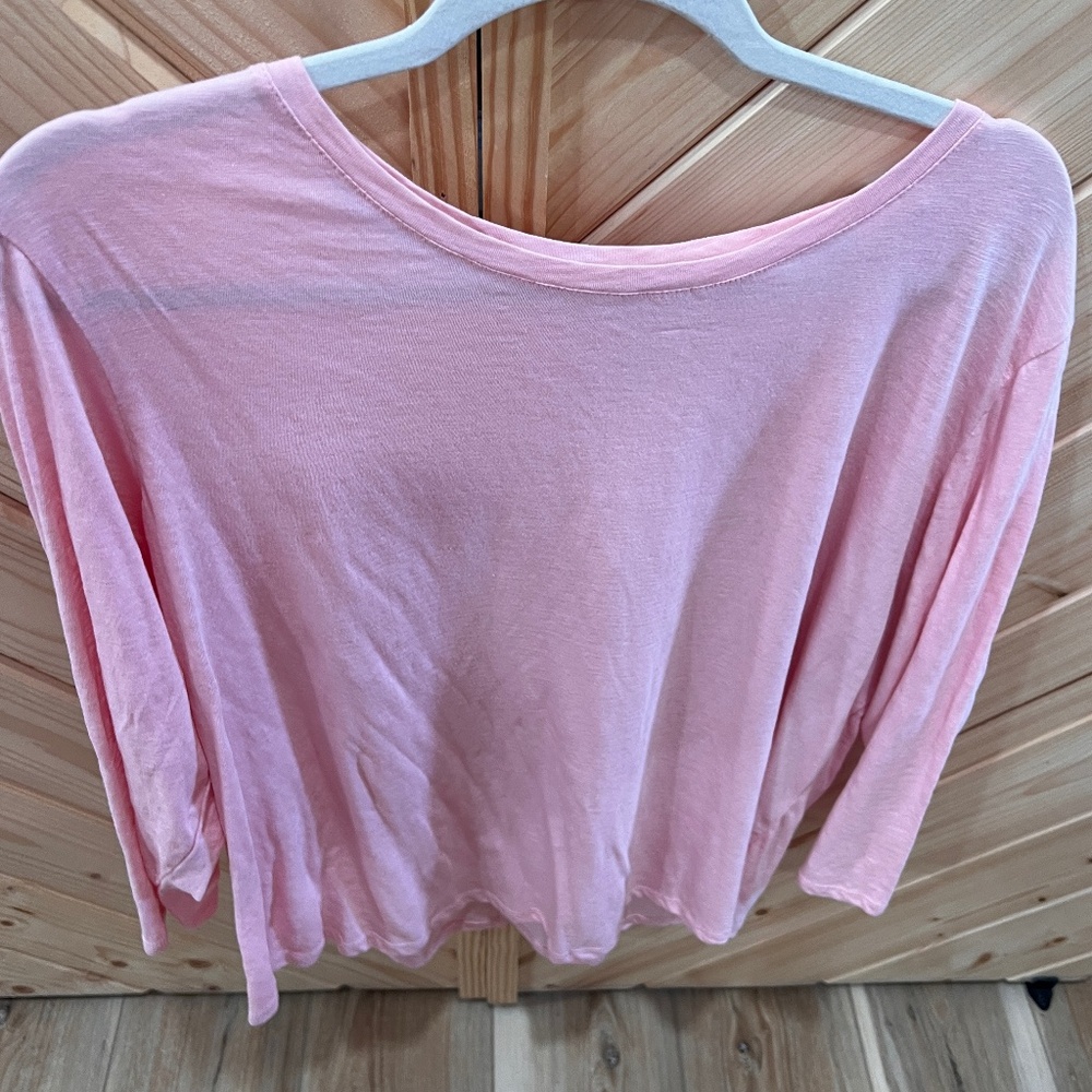 #181 Crown & Ivy Vintage wash size 2x shirt pink size 2x NWT